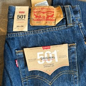 Levi’s 501 original straight waist straight leg